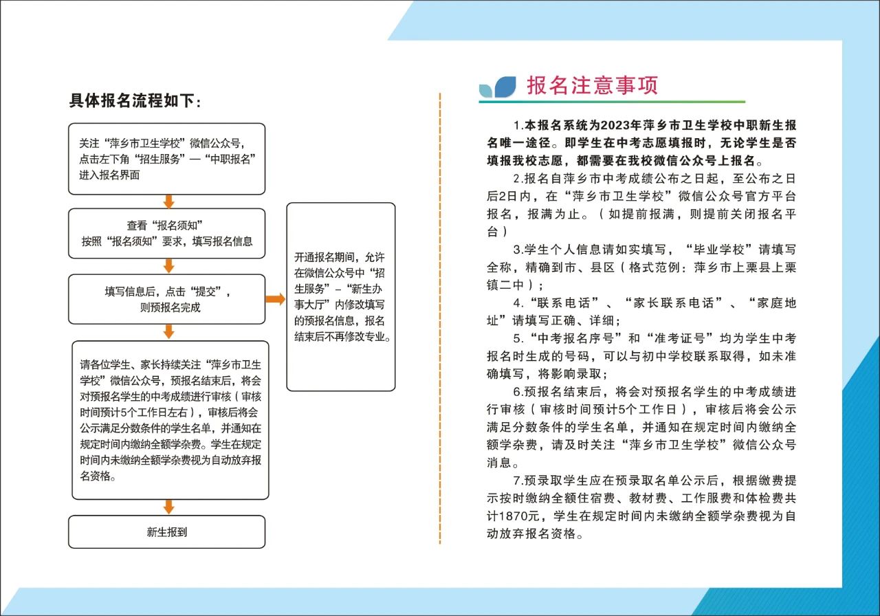 萍乡市卫生学校报名流程