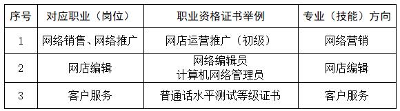 江西省井冈山应用科技学校中高职三二分段自主招生电子商务专业人才培养方案