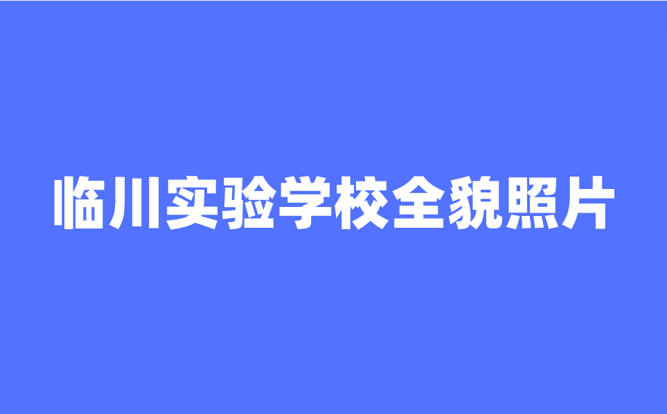 临川实验学校全貌照片